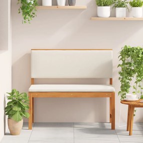 Kerti pad párnákkal 100x50x91 cm Tömör akácfából