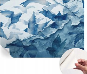 Öntapadós fotótapéta Falra 3D Loft Dinamikus madarak 152x104 cm