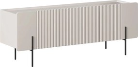 Malmi TV szekrény 150 cm - kasmír / fekete lábak