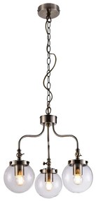 Csillár láncon BALLET 3xE27/40W/230V matt króm