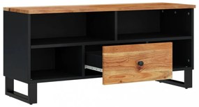 tömör akácfa és szerelt fa TV-szekrény 100 x 33 x 46 cm