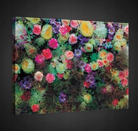 Faliképek Vászonkép virágok 100x75