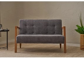 TUMI kétszemélyes szürke kanapé