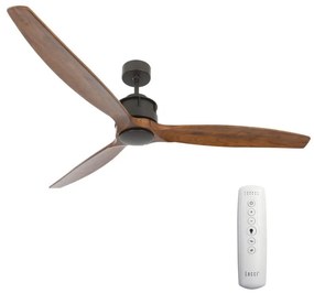 Lucci air 210507 - AIRFUSION AKMANI mennyezeti ventilátor pavlovnia/fekete + DO