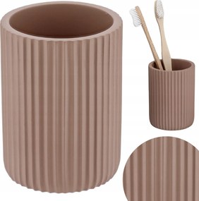 Fogkefe Bögre Paszta por fürdőszoba rendszerező cappuccino tartály