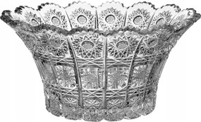 Saláta tálaló Kristály 20,5 cm Csillagok Bohemia Hand Made