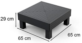 Elements asztal párna nélkül