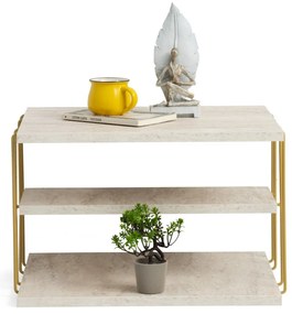 Lifon Gold Travertine kisasztal