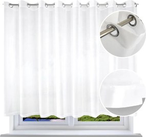 Egyenes függöny szegéllyel 300x150 átvezető függöny sima gurulós