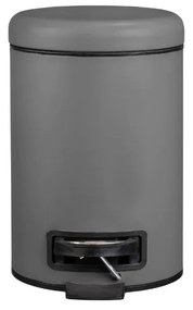 Szürke acél pedálos szemetes 3 l Leman – Wenko