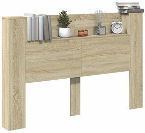Fejtámla polcokkal Sonoma tölgy 160 x 16,5 x 103,5 cm Faanyag