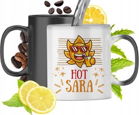 Mágikus bögre Sarah-nak fekete matt nyomott mintával 330ml