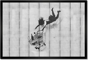 Poszterek keretben 60x40 Banksy kosár