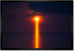 Poszterek keretben 60x40 Naplemente tükröződés