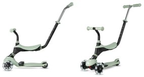 QPlay - Gyerek roller LED-világítós kerekekkel 5 az 1-ben SEMA PRO zöld