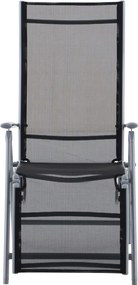 Fekete fém kerti szék Ariola – Garden Pleasure