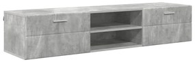 TV szekrény fiókkal Magasfényű fehér 150 x 39 x 30 cm Faanyag