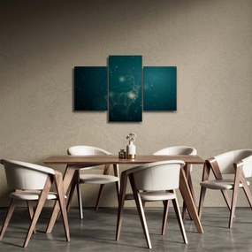 Kép - Varázslatos szarvas éjszaka (90x60 cm)