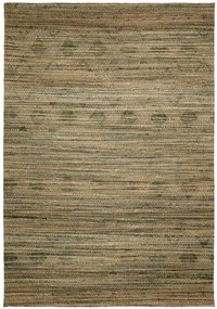 Larren szőnyeg, zöld/natúr, 300x200cm