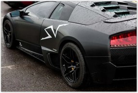 Poszterek 120x80 Fekete autó