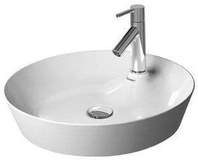 Mosdó lapra Duravit Cape Cod 48x48 cm fehér színben fényes felülettel túlfolyás nélkül 2328480000