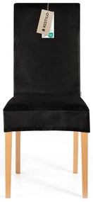 Fekete gumis szék huzat szett 4 db-os 48 cm Sento – Restilo
