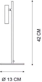 Lucide 79581/05/30 - LED Dimmelhető asztali lámpa PHILON LED/4,5W/230V