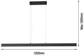 Immax NEO 07234L - LED Dimmelhető csillár zsinóron LITE TRIANGOLO LED/28W/230V Tuya + távirányító