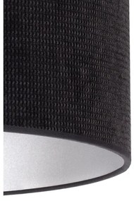 Duolla - Csillár zsinóron LYON 1xE27/15W/230V átm. 40 cm fekete