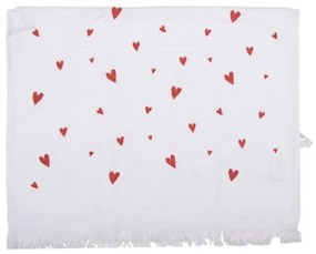 Konyhai kéztörlő 40x66cm pamut, Hearts