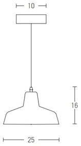 Zambelis 1655 - Csillár zsinóron 1xE27/40W/230V