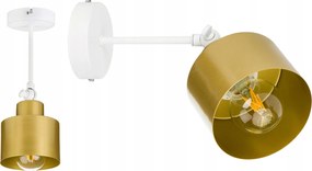 Lámpa fali lámpa állítható loft fém arany