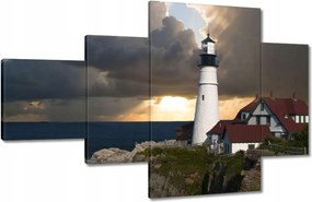 Vászonkép 130x80 Világítótorony Tenger