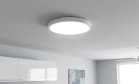 Brilagi - ZENNA LED fürdőszobai mennyezeti lámpa érzékelővel, 24 W, 230 V, Ø 35 cm, IP44, fehér