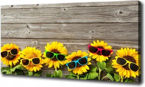 Canvas falikép Napraforgók 120x60 cm