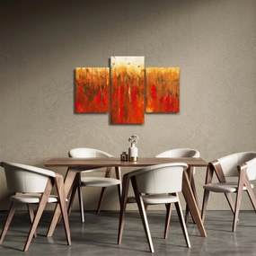 Kép - Festett absztrakció (90x60 cm)