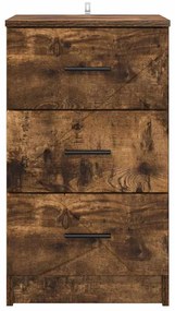 Éjjeliszekrény fiókkal Füstölt tölgy 38 x 38 x 66 cm Faanyag