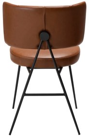 Konyakbarna étkezőszék Roost – DAN-FORM Denmark