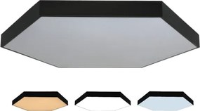 LED mennyezeti lámpatest LED/240W/230V 3000/4000/6500K átm. 120 cm fekete