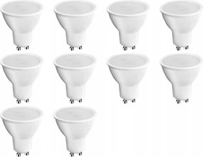 Led izzó Reflektor Halogén Menetes GU10 10W 4000K Semleges KÉSZLET10db