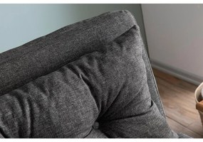 2 személyes kanapéágy Homoko 2-Seater - Sötét Szürke