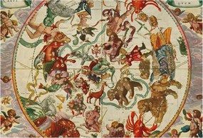 Fotótapéta Flizelin Fal a Hálószobába Csillag kompozíciók 152x104