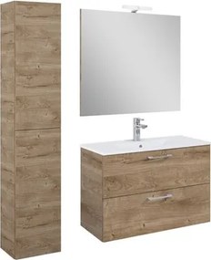 Ceramia Lea Fürdőszoba bútor szett mosdóval tölgy KSETLEA80D