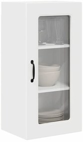 Fali konyhaszekrény polcokkal Fehér 40 x 31 x 80 cm Faanyag