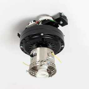 ZEVENTI - Mennyezeti ventilátor GALDANA 1xE27/60W/230V szürke/fehér