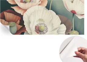 Mosható öntapadós fotótapéta étkezőbe Virágos szépség 250x104 cm