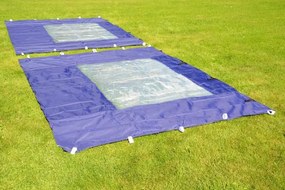 GARTHEN Kerti pavilon PROFI 3 x 3 m kék + 2 oldalfal