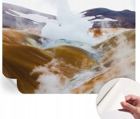 Prémium fali öntapadós fotótapéta Vulkáni dombok 312x219 cm