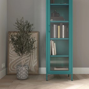 LUIGI vitrin, 500 x 1800 x 350 mm, Modern: tengerkék