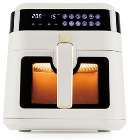Berlinger Haus XL AirFryer 6,3 L átlátszó ablakkal matt krém